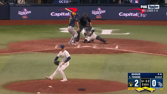 FIVE TWO-OUT RUNS FOR MILWAUKEE AND IT'S 7-0!